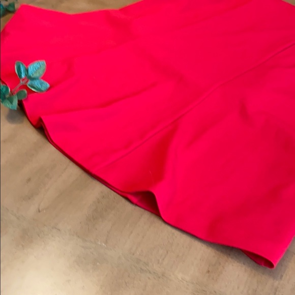 roz&ali strapped v neck red dress - Picture 6 of 8